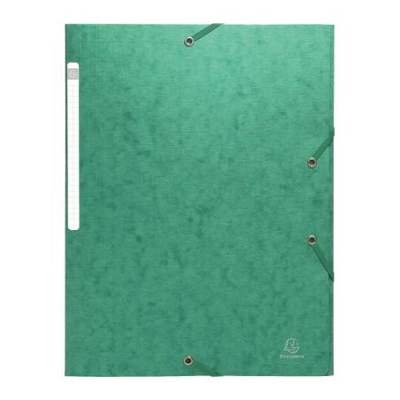 Achetez Chemise 3 rabats à élastiques SCOTTEN en carte lustrée 600g, vert 55953E SCOTTEN EXACOMPT..