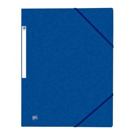 Achetez Chemise 3 rabats à élastiques TOP FILE+ en carte lustrée 4/10e 390g, bleu 400114326 TOP F..