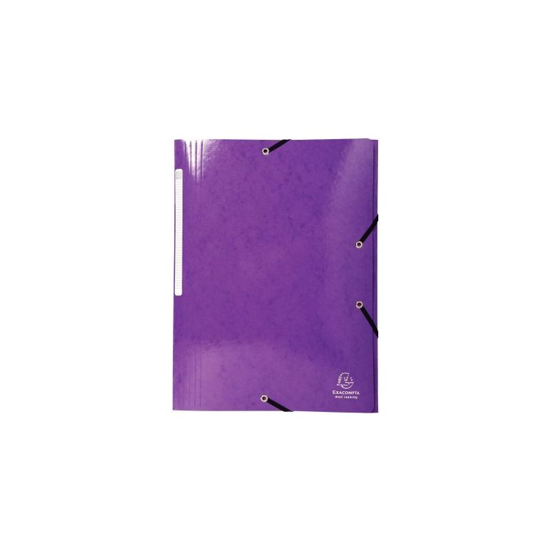 Achetez Chemise 3 rabats à élastiques en carte lustrée 425g, violet 55826E IDERAMA EXACOMPTA pas .. Achetez Chemise 3 rabats à élastiques en carte lustrée 425g, violet 55826E IDERAMA EXACOMPTA pas ..