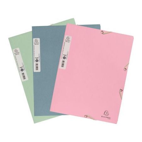 Achetez Chemise 3 rabats à élastiques AUTENTIK en carte recyclée 400g, coloris assortis 55239E AU..