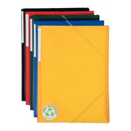 Achetez Chemise 3 rabats à élastiques ECOGREEN en polypropylène opaque recyclé, coloris assortis..