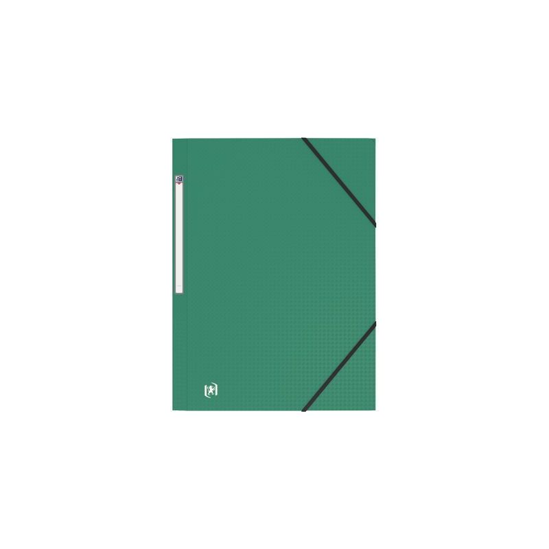 Achetez Chemise 3 rabats à élastiques MEMPHIS en polypropylène opaque 5/10ème, coloris vert 1002..