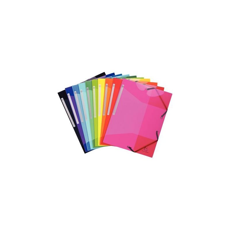 Achetez Chemise 3 rabats à élastiques IDERAMA PP, coloris assortis 55670E IDERAMA EXACOMPTA pas ch..