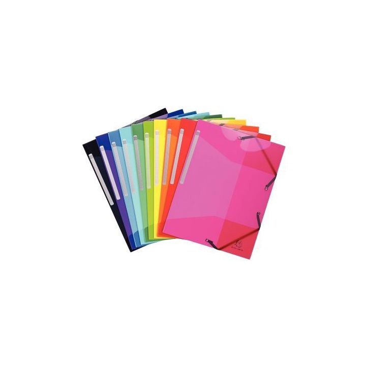 Chemise 3 rabats à élastiques IDERAMA PP, coloris assortis 55670E IDERAMA EXACOMPTA