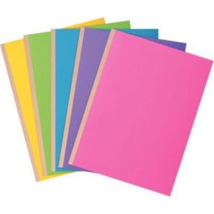 Achetez Paquet de 10 chemises rigides dos toilé 320 g ROCK"S format 24x32 cm couleurs assorties 416..