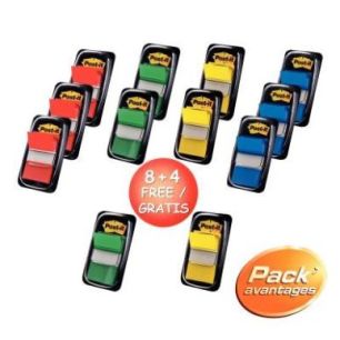 Achetez Lot de 12 cartes de 50 index standards repositionnables assortis dont 4 cartes de 50 index g..