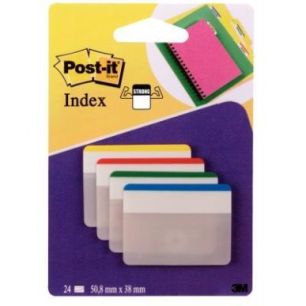 Achetez Carte de 24 index strong large format 50,8x38mm assorti L1158 POST-IT 3M pas cher sur Ma Re..