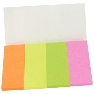 Achetez Etui de 4 distributeurs de 40 marque-pages en papier couleurs assorties 5670-39 pas cher sur..