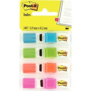Achetez POST-IT Set de 4 x 35 marque-pages étroits, coloris vif pas cher sur Ma Rentrée Scolaire