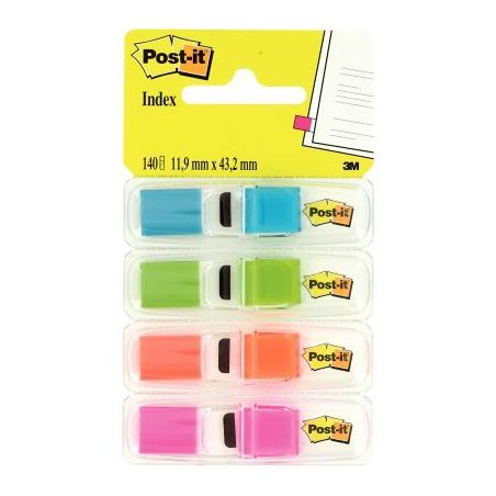 Achetez POST-IT Set de 4 x 35 marque-pages étroits, coloris vif pas cher sur Ma Rentrée Scolaire