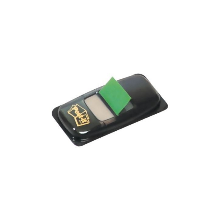 Carte de 50 index post-it repositionnables 25,4 x 43 mm vert 23168 POST-IT 3M