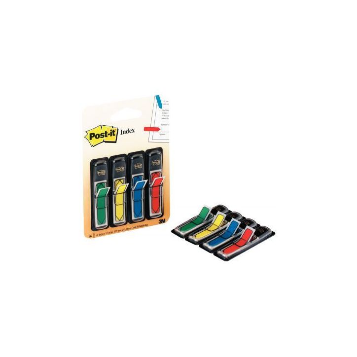 Carte de 4x24 marque-pages flèches post-it couleurs vives assorties 24928 POST-IT 3M