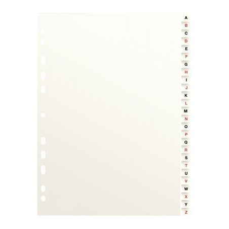 Achetez Jeu de 26 Intercalaires alphabétiques format 21x29,7 cm carte dossier 100204598 HAMELIN pas..