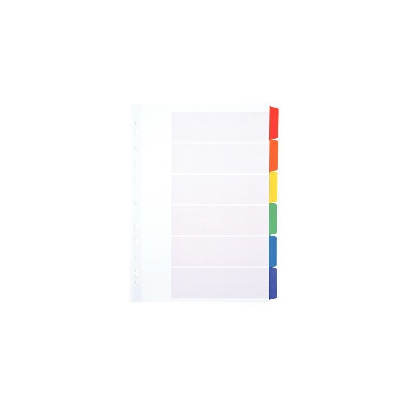 Achetez Jeu de 6 intercalaires cartonnés format A4 (21 x 29,7 cm) 8317006-980 LANDS pas cher sur Ma..