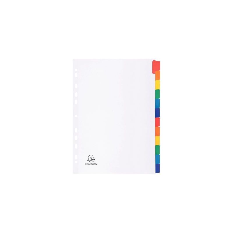 Achetez Jeu de 12 intercalaires en carte blanche Mylar, format A4 2312E EXACOMPTA pas cher sur Ma Re.. Achetez Jeu de 12 intercalaires en carte blanche Mylar, format A4 2312E EXACOMPTA pas cher sur Ma Re..