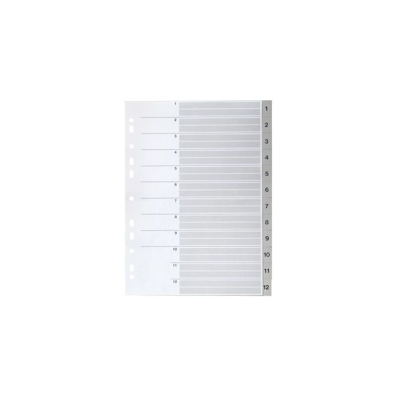 Achetez PERGAMY Jeu 12 intercalaires numériques 1-12 polypropylène format A4. Coloris Blanc pas ch.. Achetez PERGAMY Jeu 12 intercalaires numériques 1-12 polypropylène format A4. Coloris Blanc pas ch..