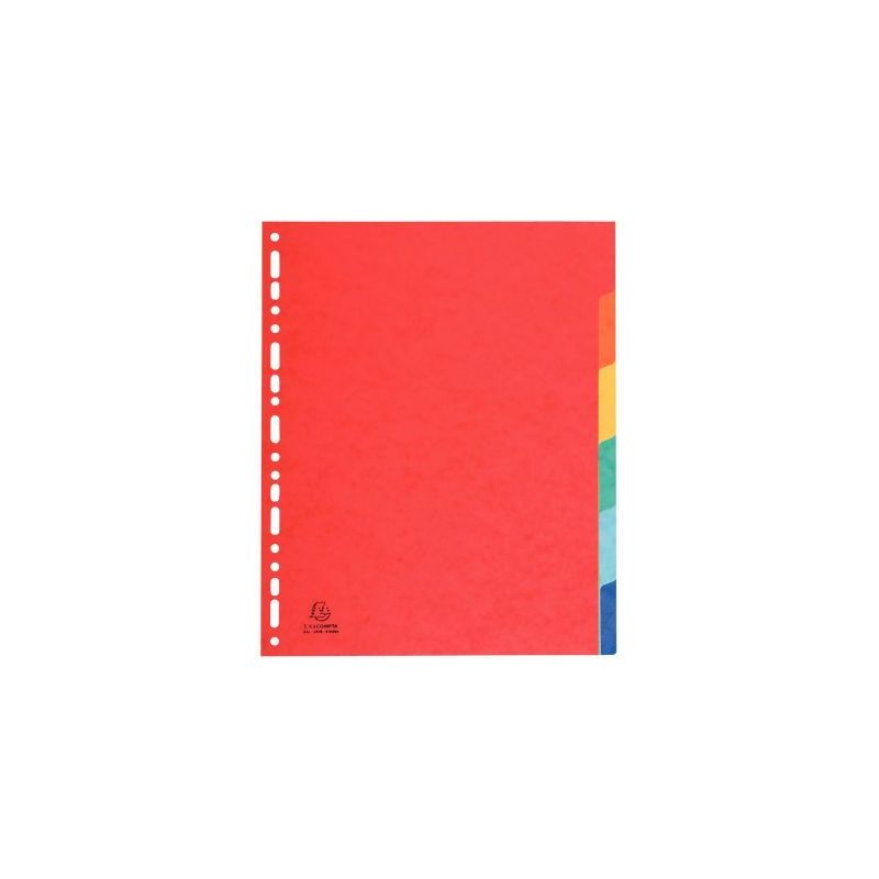 Achetez Jeu de 6 intercalaires en carte lustrée 400g, format A4+ 2606E EXACOMPTA pas cher sur Ma Re..