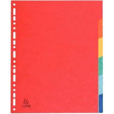 Achetez Jeu de 6 intercalaires en carte lustrée 400g, format A4+ 2606E EXACOMPTA pas cher sur Ma Re..