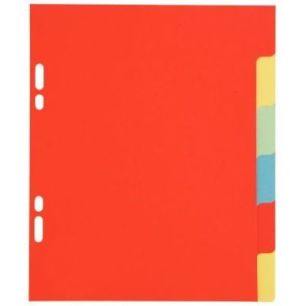 Achetez Jeu de 6 intercalaires à  touches neutres 17x22 cm carte lustrée 225 g couleurs assorties..