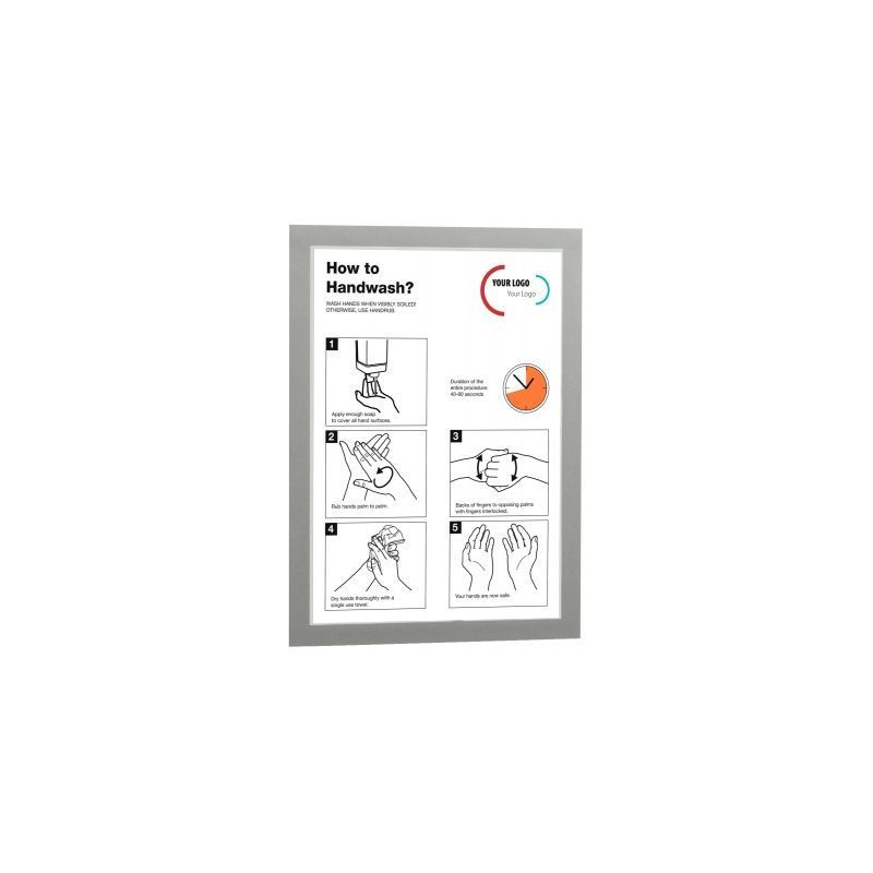 Achetez Sac de 2 cadres d'affichage A4 adhésif repositionnable avec contour magnétique argent 4872.. Achetez Sac de 2 cadres d'affichage A4 adhésif repositionnable avec contour magnétique argent 4872..