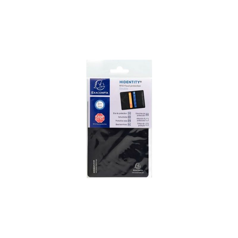 Achetez Étui de protection RFID CB Hidentity® Double 5402E EXACOMPTA pas cher sur Ma Rentrée Scol.. Achetez Étui de protection RFID CB Hidentity® Double 5402E EXACOMPTA pas cher sur Ma Rentrée Scol..