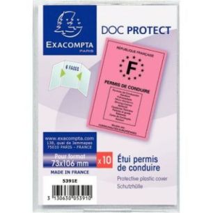 Etui pour permis de conduire en PVC 5391UE EXACOMPTA