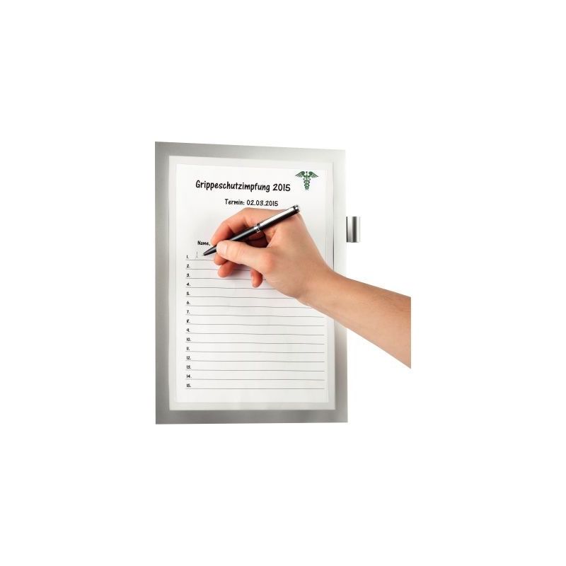 Achetez Pochette cadre d'affichage adhésif A4 (21x29,7cm) argent 4993-23 DURABLE pas cher sur Ma Re.. Achetez Pochette cadre d'affichage adhésif A4 (21x29,7cm) argent 4993-23 DURABLE pas cher sur Ma Re..