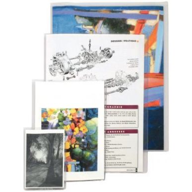 Achetez Paquet de 10 étuis en PVC 2 volets 14/100ème format A4 2901 pas cher sur Ma Rentrée Scola..