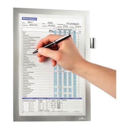 Achetez Cadre d'affichage Duraframe Magnetic Note A4 argent 498923 DURABLE pas cher sur Ma Rentrée ..