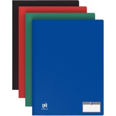 Achetez Carton de 10 protège-documents MEMPHIS 60 pochettes fixes 120 vues couleurs vives assorties..