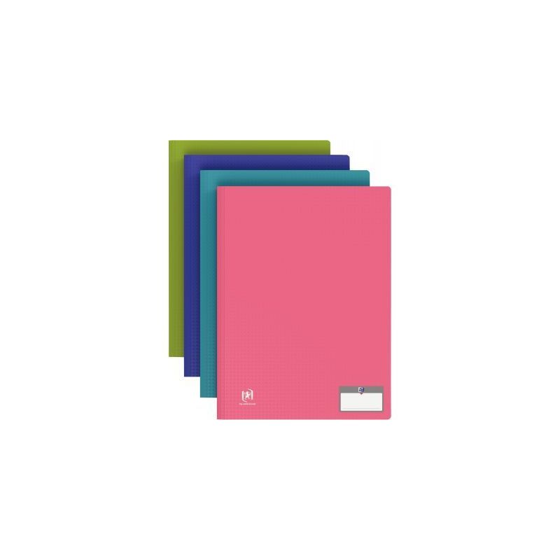 Achetez Carton de 10 protège-documents MEMPHIS 30 pochettes fixes 60 vues couleurs modernes assorti..