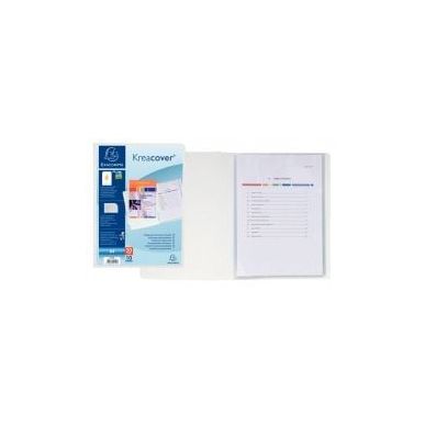 Achetez Protège-documents personnalisable KREACOVER 20 vues, blanc 58109E KREACOVER EXACOMPTA pas c..