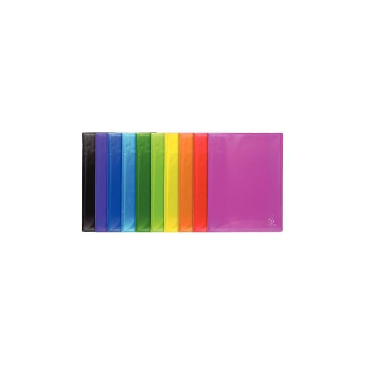 Protège-documents IDERAMA PP 80 vues coloris assortis 85870E IDERAMA EXACOMPTA