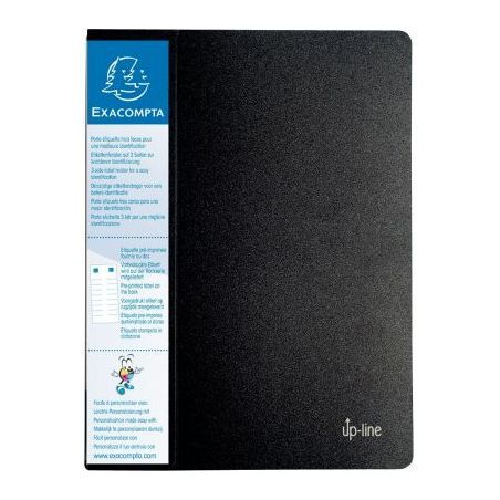 Achetez Protège-documents Up-line en polypropène rigide, 120 vues, coloris noir 88601E EXACOMPTA p..