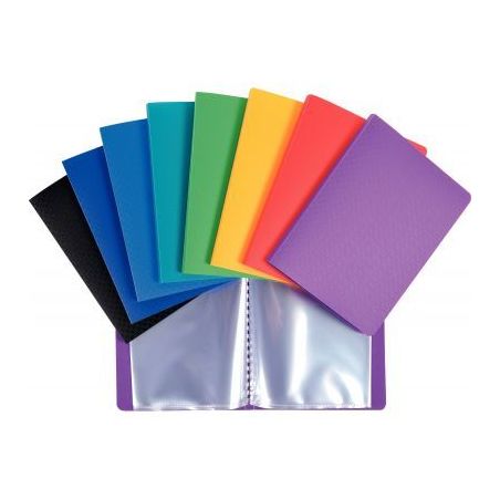 Achetez Lot de 20 protège-documents 40 vues en polypropylène, format 11x15 cm, coloris assortis 88..