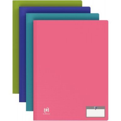 Achetez Carton de 10 protège-documents MEMPHIS 40 pochettes fixes 80 vues couleurs modernes assorti..
