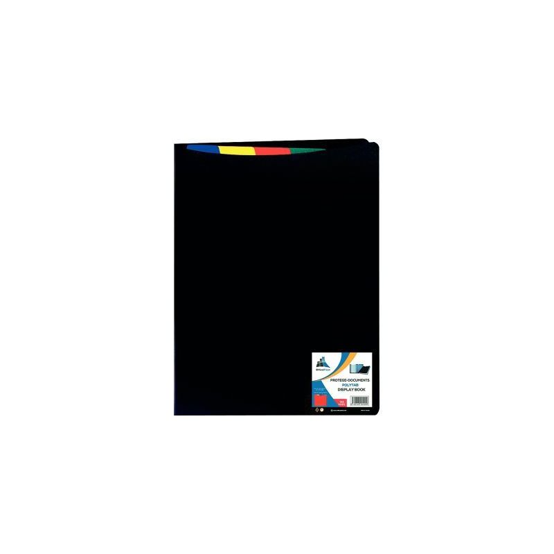 Achetez Protège-documents en polypropylène 100 vues noir + 5 intercalaires 060705NOIR pas cher sur.. Achetez Protège-documents en polypropylène 100 vues noir + 5 intercalaires 060705NOIR pas cher sur..