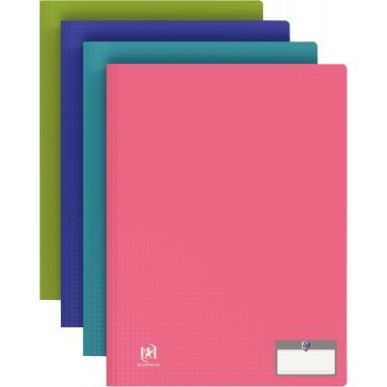 Achetez Carton de 10 protège-documents MEMPHIS 20 pochettes fixes 40 vues couleurs modernes assorti..