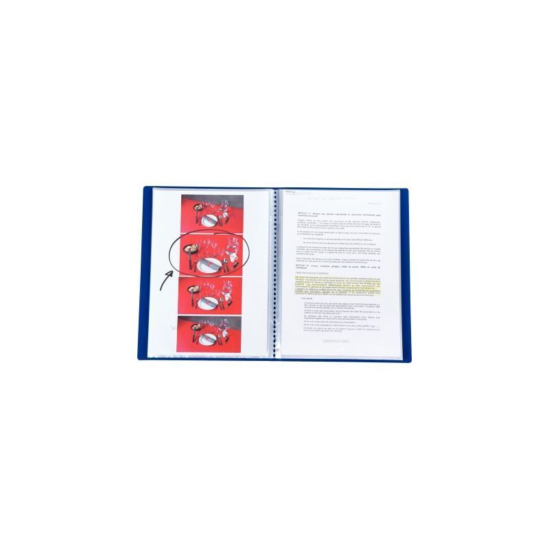 Achetez Protège-documents MEMPHIS 50 pochettes fixes 100 vues coloris bleu 400108023 HAMELIN pas ch.. Achetez Protège-documents MEMPHIS 50 pochettes fixes 100 vues coloris bleu 400108023 HAMELIN pas ch..