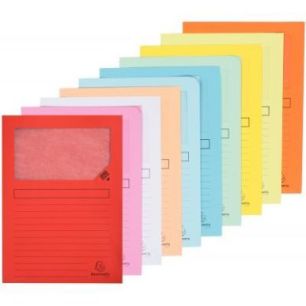 Achetez Paquet de 10 pochettes coin papier SUPER 160g, coloris assortis 50450E SUPER EXACOMPTA pas c..