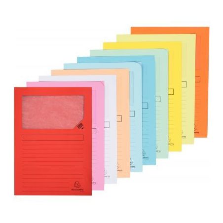 Achetez Paquet de 100 pochettes coin papier SUPER 160g, coloris assortis 50150E SUPER EXACOMPTA pas ..
