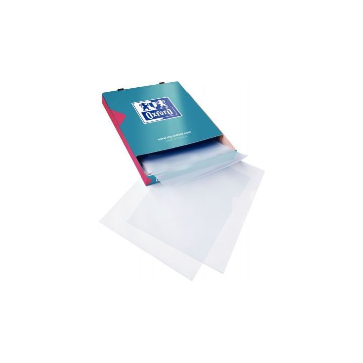 Boite de 100 pochettes coin en PVC lisse 15/100ème, incolore 400052803 HAMELIN