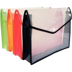 Paquet de 4 maxi enveloppes extensibles SECO en polypropylène recyclé transparent EPW-AST SECO