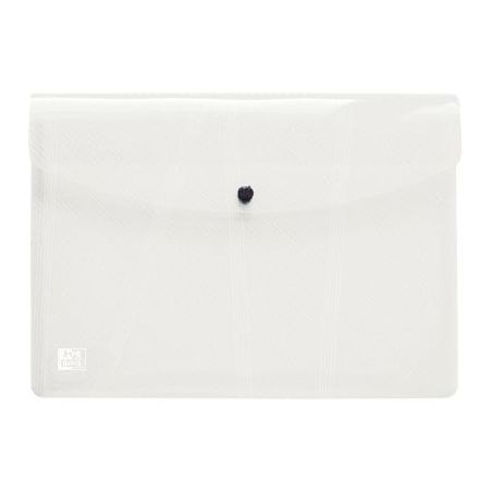 Achetez Paquet de 5 enveloppes à pression OXFORD HAWAÏ en polypropylène translucide, pour format ..