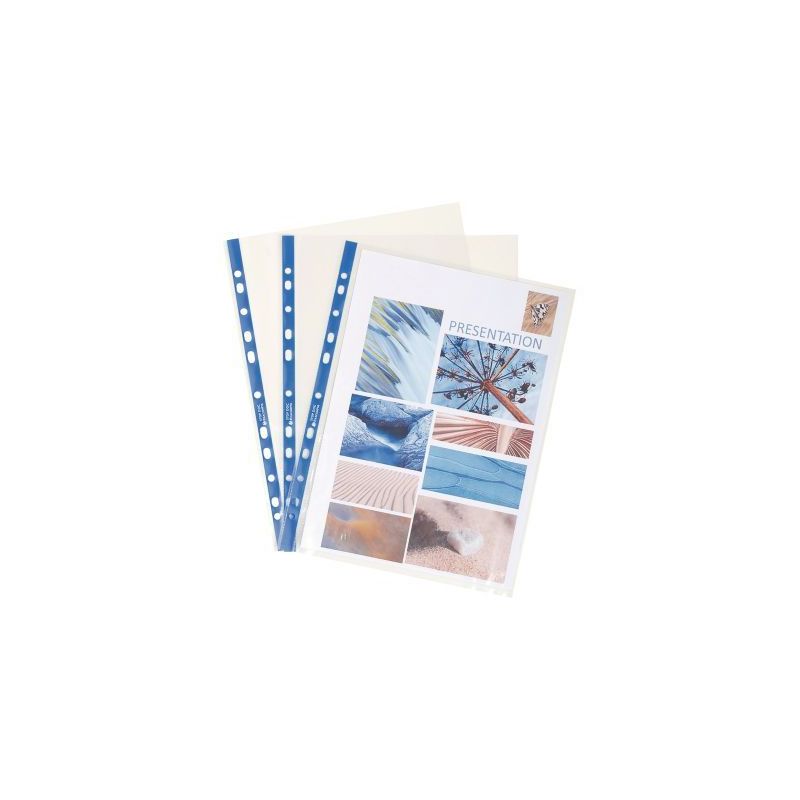 Achetez Paquet de 10 pochettes perforées STOP DOC en polypropylène lisse 6/100ème 5880E EXACOMPTA..