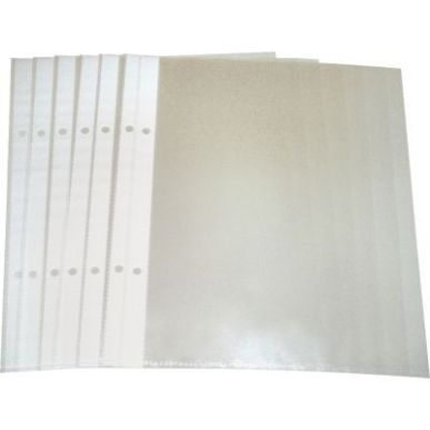 Achetez Paquet de 25 pochettes perforées en polypropylène 6,5/100ème format 17x22 cm 302550 pas c..