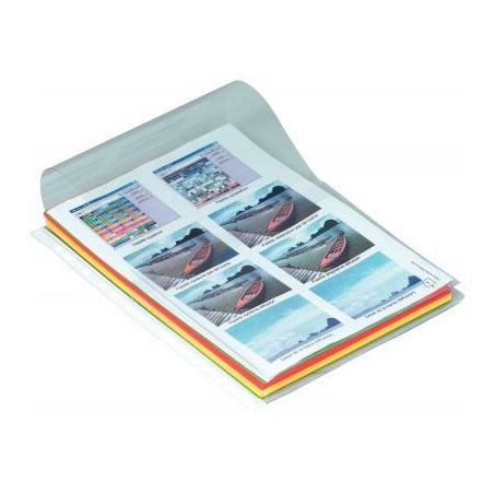 Achetez Paquet de 10 pochettes perforées en polypropylène format A4 : 21x29,7 cm Épaisseur 20/100..