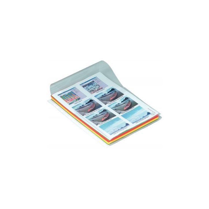 Paquet de 10 pochettes perforées en polypropylène format A4 : 21x29,7 cm Épaisseur 20/100ème pour plan 550(...)