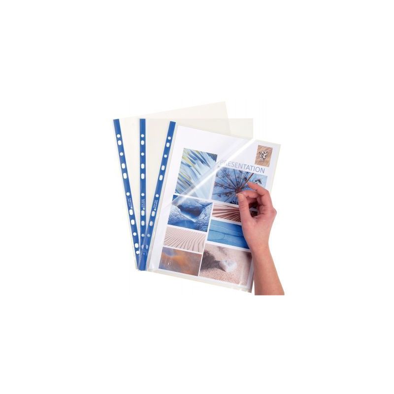 Achetez Boite de 100 pochettes perforées STOP DOC en polypropylène 6/100ème aspect lisse format A.. Achetez Boite de 100 pochettes perforées STOP DOC en polypropylène 6/100ème aspect lisse format A..