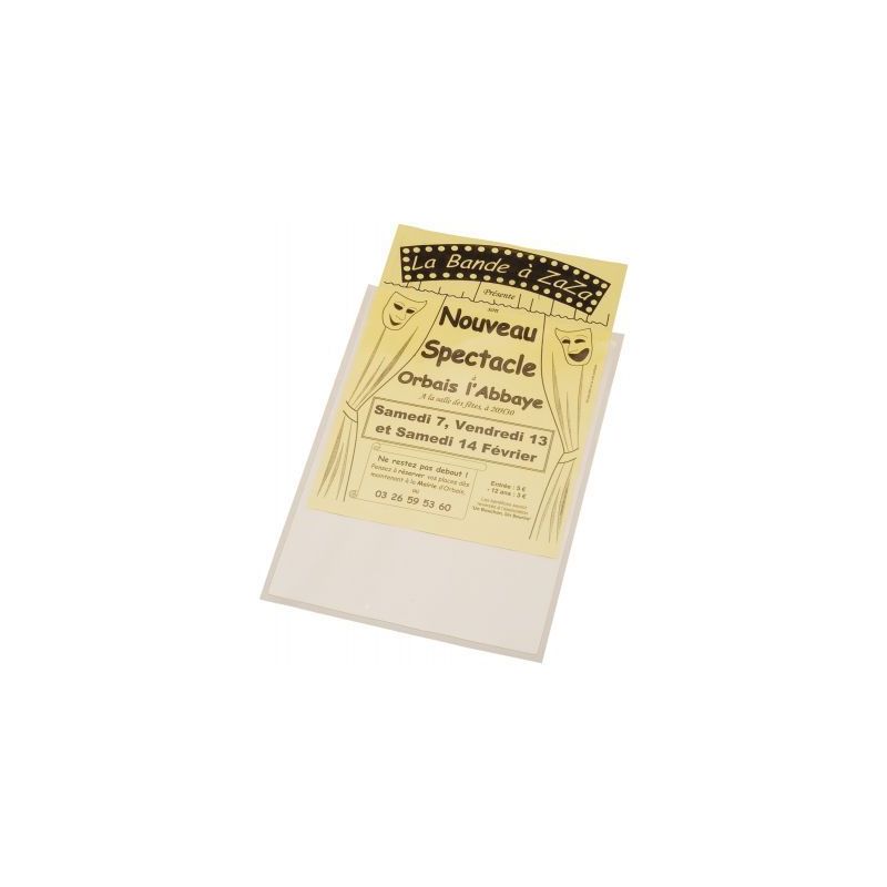 Achetez Blister de 10 pochettes adhésives transparentes pour format A5 10085 3L pas cher sur Ma Ren.. Achetez Blister de 10 pochettes adhésives transparentes pour format A5 10085 3L pas cher sur Ma Ren..
